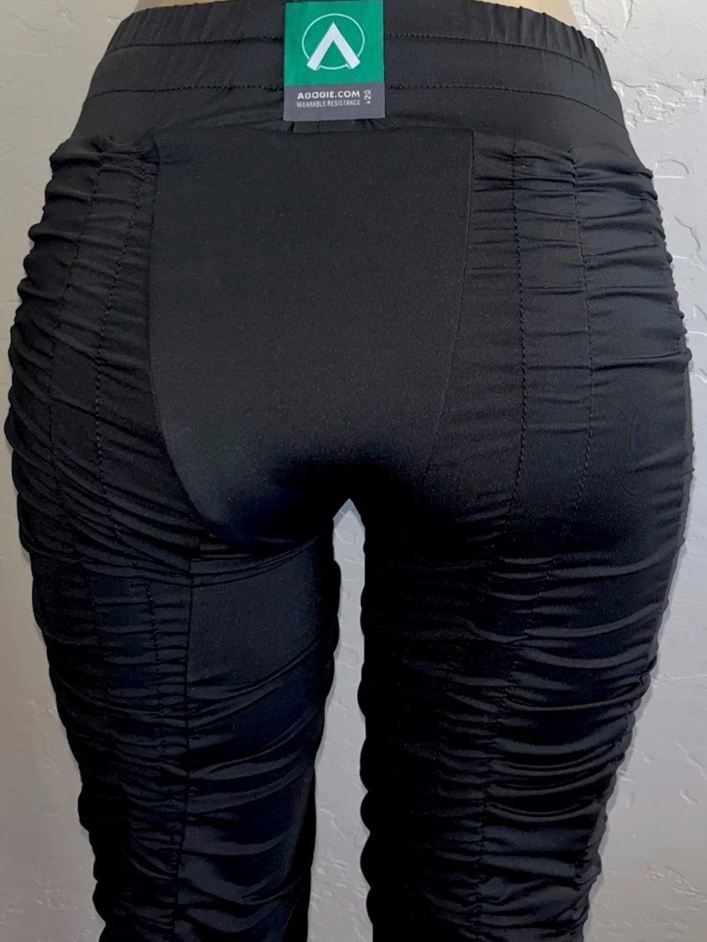 AGOGIE Wearable Resistance Exercise Pants +20 Ruched Weighted Leggings MED
